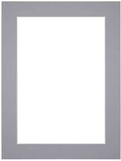 Passe-Partout Lijstmaat 46x61 cm - Fotomaat 40x50 cm - Grijs