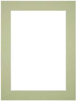 Passe-Partout Lijstmaat 48x68 cm - Fotomaat 40x50 cm - Mintgroen