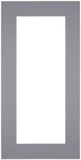 Passe-Partout Lijstmaat 50x100 cm - Fotomaat 30x80 cm - Grijs