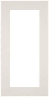 Passe-Partout Lijstmaat 50x100 cm - Fotomaat 30x80 cm - Lichtgrijs