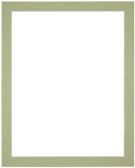 Passe-Partout Lijstmaat 55x65 cm - Fotomaat 50x60 cm - Mintgroen