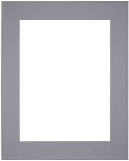 Passe-Partout Lijstmaat 56x71 cm - Fotomaat 45x60 cm - Grijs