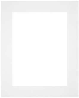 Passe-Partout Lijstmaat 56x71 cm - Fotomaat 45x60 cm - Wit