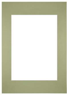 Passe-Partout Lijstmaat 59,4x84 cm A1 - Fotomaat 42x59,4 cm - Mintgroen - 59.4x84 cm