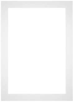 Passe-Partout Lijstmaat 59x84 cm - Fotomaat 50x75 cm - Wit