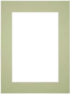Passe-Partout Lijstmaat 60x80 cm - Fotomaat 50x70 cm - Mintgroen