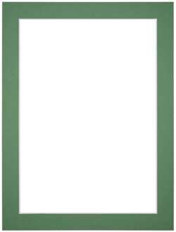 Passe-Partout Lijstmaat 60x80 cm - Fotomaat 55x75 cm - Groen Bos