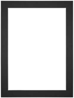 Passe-Partout Lijstmaat 60x80 cm - Fotomaat 55x75 cm - Zwart