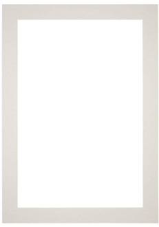 Passe-Partout Lijstmaat 60x84 cm - Fotomaat 50x75 cm - Lichtgrijs