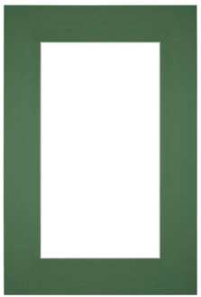 Passe-Partout Lijstmaat 61x91.5 cm - Fotomaat 50x70 cm - Groen Bos
