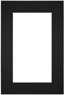 Passe-Partout Lijstmaat 61x91.5 cm - Fotomaat 50x70 cm - Zwart