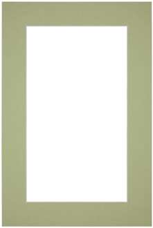 Passe-Partout Lijstmaat 62x93 cm - Fotomaat 50x70 cm - Mintgroen