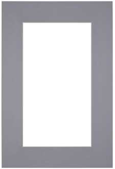 Passe-Partout Lijstmaat 62x93 cm - Fotomaat 50x80 cm - Grijs