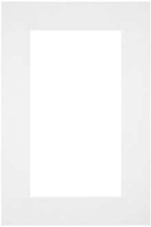 Passe-Partout Lijstmaat 62x93 cm - Fotomaat 50x80 cm - Wit