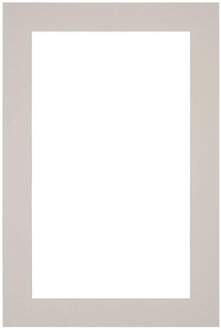 Passe-Partout Lijstmaat 62x93 cm - Fotomaat 55x85 cm - Grijs Graniet