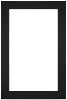 Passe-Partout Lijstmaat 62x93 cm - Fotomaat 55x85 cm - Zwart