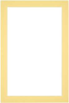 Passe-Partout Lijstmaat 67x98 cm - Fotomaat 55x85 cm - Geel