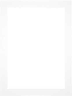 Passe-Partout Lijstmaat 68x98 cm - Fotomaat 60x80 cm - Wit