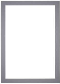 Passe-Partout Lijstmaat 70x100 cm - Fotomaat 61x91,5 cm - Grijs