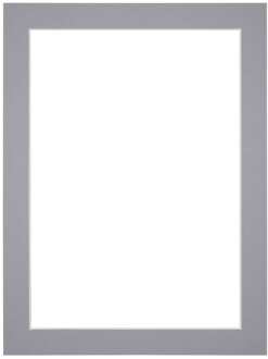 Passe-Partout Lijstmaat 75x100 cm - Fotomaat 61x91,5 cm - Grijs