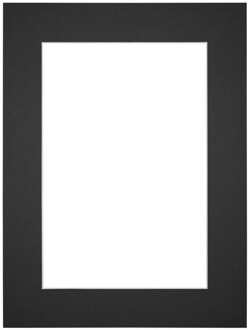 Passe-Partout Lijstmaat 75x98 cm - Fotomaat 60x80 cm - Zwart