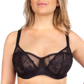 Passionata Aura Half Cup Bra A * Actie * Zwart,Wit - C 70,C 75,C 80,D 75,D 80,D 85,E 75,E 80,F 75,F 80