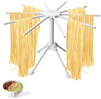 Pasta Droogrek, Inklapbare Noodle Drogen Houder, 10 Armen Spaghetti Droger Stand Voor Verse Zelfgemaakte Pasta Maken