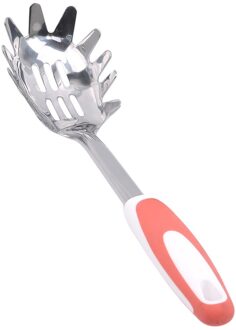 Pasta Noodle Lepel Praktische Pasta Scoop Vergiet Noodle Spaghetti Pollepel Slot Lepel Keuken Gadget Accessoires oranje