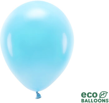 Pastel Ballonnen Lichtblauw Premium Organic (100st)