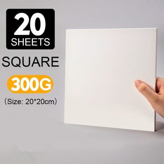 Pastel Papier Olie Pastel Special-Purpose Fijne Korrel Papier Olie Pastel Schilderij Karton Plakken Papier A5/A4 Vierkante pastel Papier 20x20cm 20 sheets