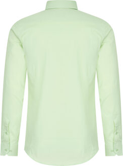 Pastelkleurig overhemd S - 6XL Slim Fit Katoenen stretch Mint - XL