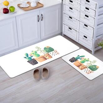 Pastorale Cactus Keuken Mat Thuis Entree/Hal Deurmat Anti-Slip Badkamer Tapijt Balkon/Garderobe Tapijt Kinderkamer floor Mat 6