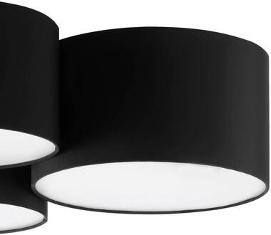 Pastore 2 Plafondlamp - E27 - 61 cm - Wit/Zwart