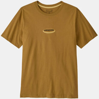 Patagonia '95 Oval Logo T-Shirt Bruin - XS