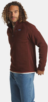 Patagonia Better Sweater 1/4 Fleece pullover Rood - M