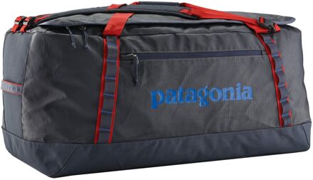 Patagonia Black Hole Duffel 100L smolder blue w/amanita red Blauw - H 37 x B 80 x D 50 cm