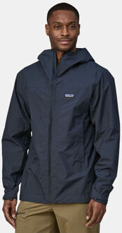 Patagonia Boulder Fork Hardshell Jas Blauw - M