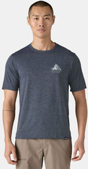 Patagonia Cap Cool Daily Graphic Lands Tee T-Shirt Blauw - XS