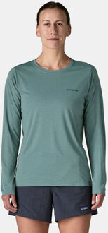 Patagonia Capilene Cool Daily Shirt - Boardshort Logo Dames Blauw - XXL