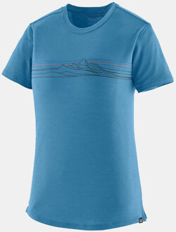 Patagonia Capilene Cool Merino Graphic T-Shirt Dames Blauw - XS