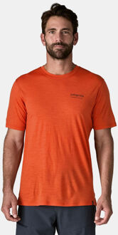 Patagonia Capilene Cool Merino Graphic T-Shirt Oranje - L