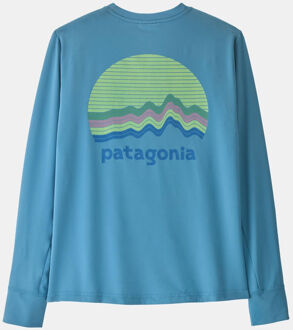 Patagonia Capilene Silkweight Shirt Junior Blauw - M