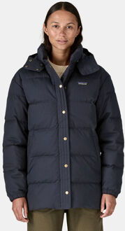 Patagonia Cotton Down Parka Dames Blauw - L