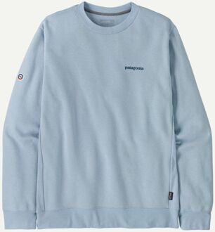 Patagonia Fitz Roy Icon Uprisal Crew Casual Sweater Heren XL Blauw