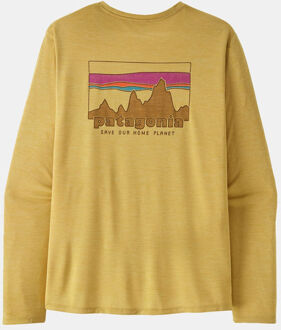 Patagonia L/S Cap Cool Daily Shirt - '73 Skyline Geel