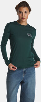 Patagonia L/S Capilene Cool Merino Graphic Shirt Dames Groen - XL