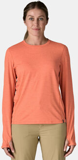 Patagonia L/S Capilene Cool Sun Shirt Dames Oranje - XL