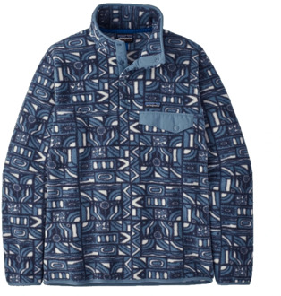 Patagonia Lightweight Synch Snap-T P/O Trui Blauw