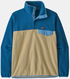 Patagonia Lightweight Synchilla Snap-T P/O Trui Wit - M