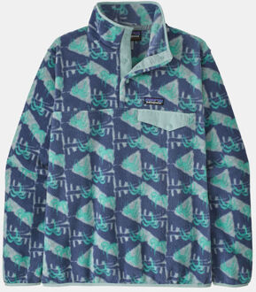 Patagonia Lightweight Synchilla Snap-T Pullover Fleecetrui Dames Blauw